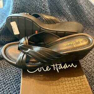 Cole Haan Women's Air Eden 55 Slide Sandal Black